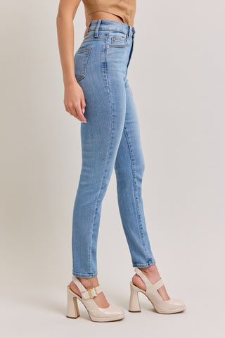 High Rise Ankle Skinny