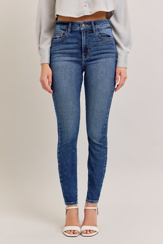 High Rise Ankle Skinny