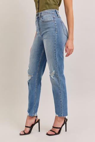 Cropped Mom Jean