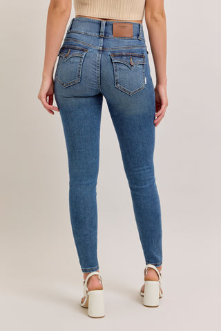 Mid-Rise Ankle Skinny