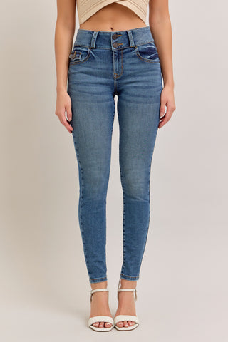 Mid-Rise Ankle Skinny